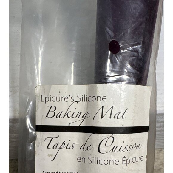 Epicures Silicone Baking Mat Purple Non-Stick FDA Approved Dishwasher Safe - Picture 1 of 4